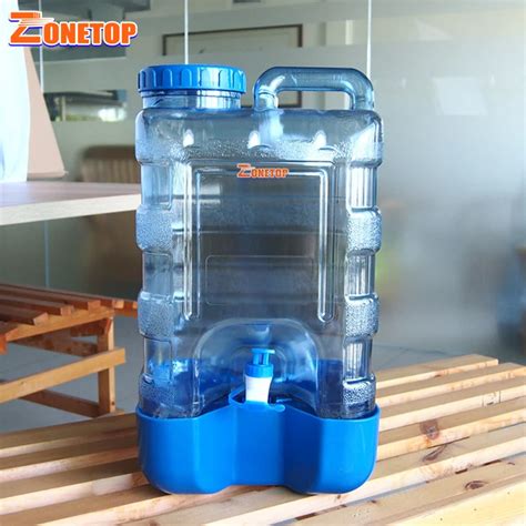 High Quality Reusable Blue Pc Plastic Square Direct Drinking 15l 4