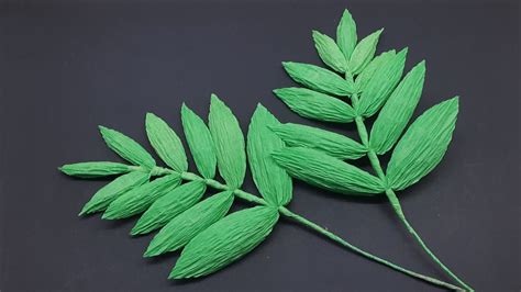 How To Make Crepe Paper Leaves 🌿 Easy Diy Leaves Making Instructions