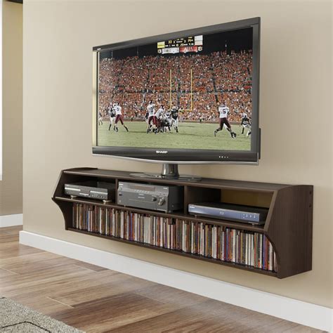 Shop Prepac Furniture Altus Espresso Rectangular Wall Mount Television