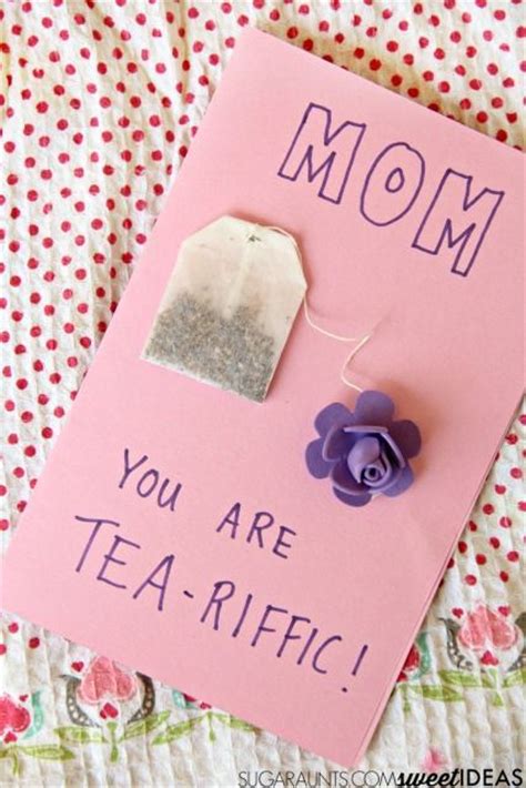 Mothers Day Craft Mom You Are Tea Riffic Card For Moms Who Love Tea