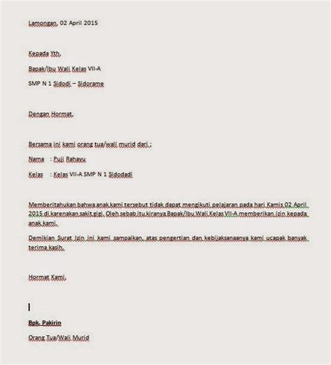Namun masih banyak orang tua yang memerlukan contoh surat izin tidak masuk sekolah ketika membuatkan surat untuk anaknya. Contoh Surat Izin Tidak Masuk Sekolah Biasa Dipakai | Cara ...