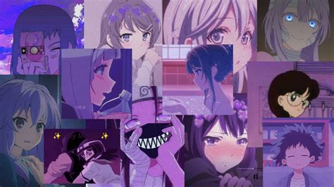 Purple Anime Wallpaper Purple Wallpaper Aesthetic In 2020 Graprishic