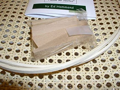 Commonly used in conjunction with wedging spline (sold separately) to lock mesh into place. Cane Webbing - Pressed Cane Webbing Kit, Contains a 24"x24 ...