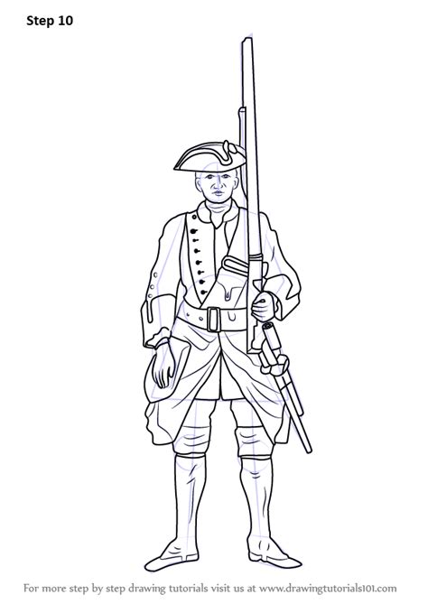 Learn How To Draw British Soldier Other Occupations Step By Step