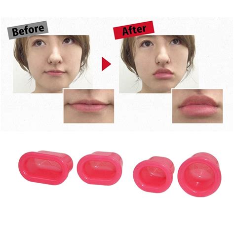 Professional Silicone Sexy Fuller Lips Plumper Pink Lips Suction