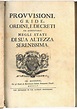 Provvisioni, gride, ordini, e decreti da osservarsi negli Stati di Sua ...