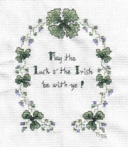 Luck O The Irish Stoney Creek Collection Tiny Cross Stitch Cross