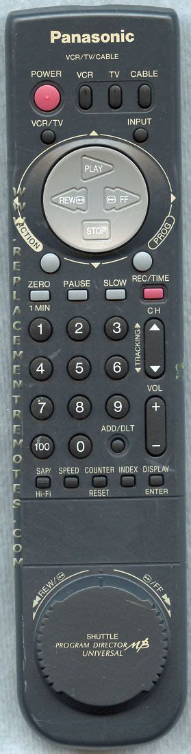 Buy Panasonic Vsqs1588 Vcr Vcr Remote Control