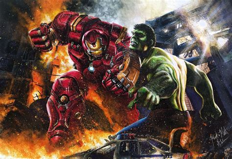 Wallpaper Iron Man Hulkbuster Gasebo Wallpaper