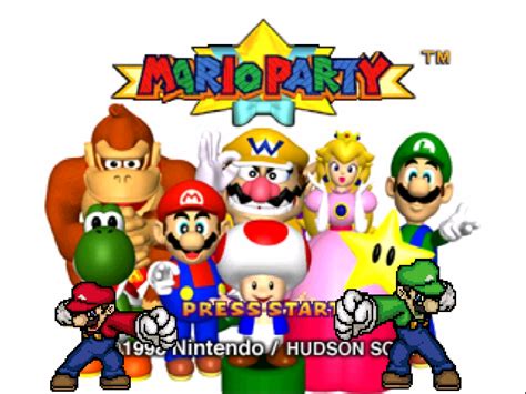 Mario Party Title Screen Mugen Database Fandom