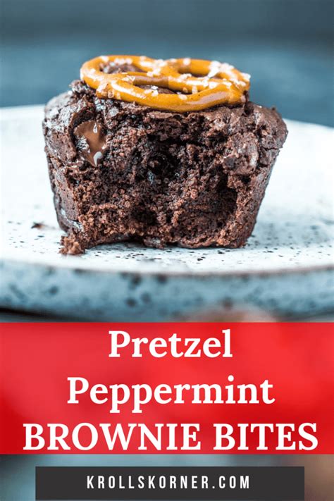 Pretzel Peppermint Brownie Bites Kroll S Korner