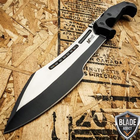 16 Mtech Black Tactical Survival Machete Sword Hunting Fixed Blade