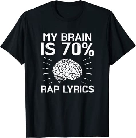 Amazon.com: Rap Lyrics Fun T-Shirt: Clothing