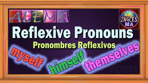 Pronombres Reflexivos En Ingles Oraciones Con Reflexive Pronouns