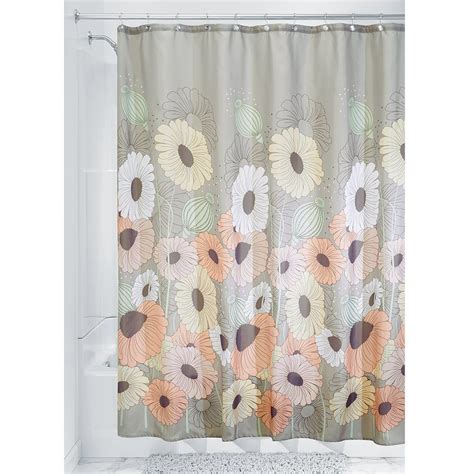 Interdesign 183 X 183 Cm Wild Flowers Shower Curtain Uk