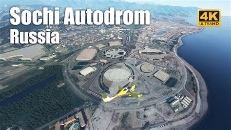 Fly Over Sochi Autodrom Russia 4k Musical Showcase Microsoft