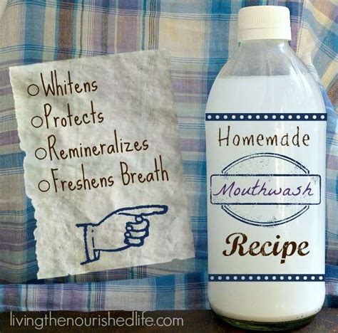 A Safe And Easy Way To Make Mouthwash For Whitening And