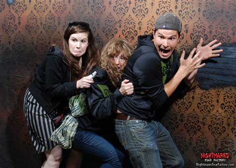 Halloween 2014 People Scared In Haunted House Time