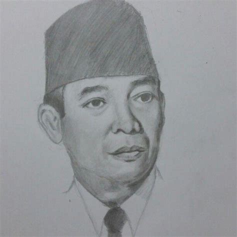 Detail Gambar Sketsa Wajah Soekarno Koleksi Nomer 56
