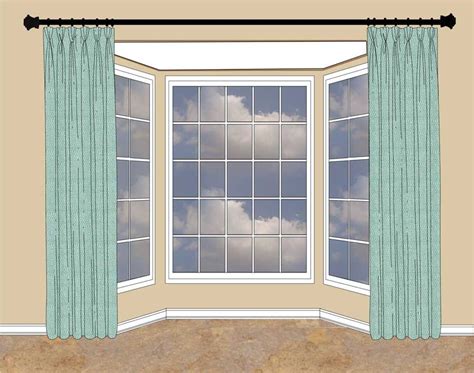 How To Hang Curtains In A Bay Window Curtains And Blinds Shop