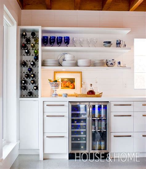 In Designer Alix Navarretes Kitchen Open Shelves And A Beverage