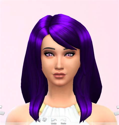 Stars Sugary Pixels Purple Hair Sims 4 Hairs