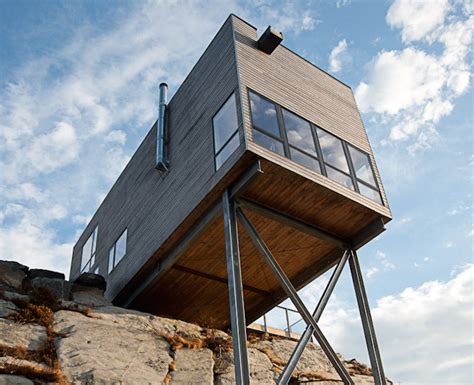 Affordable Wooden Cabin Is Precariously Perched Over A