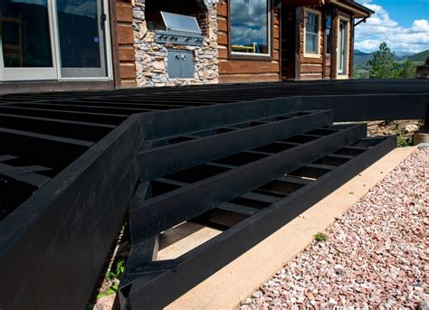 Evolution Steel Stair System Framing Deck Stairs Fortress
