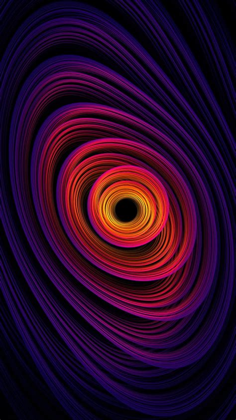 Spiral Shapes Abstract 2160x3840 4К Sony Xperia Z5 Premium Dual