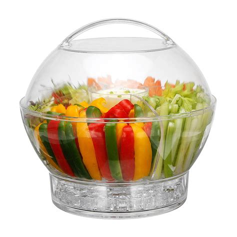 Meigar Kitchen Vegetable Fruit Salad Bowl Food Snacks Storage