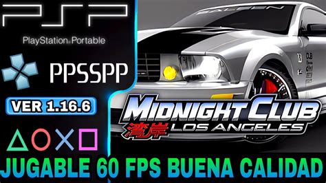 Ppsspp 1166 Midnight Club Los Angeles O La Remix Psp 30 Fps 4k Ultra