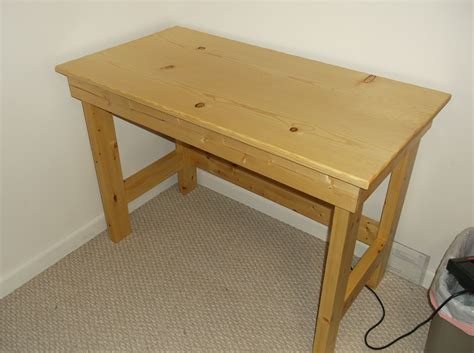 2x4 Desk Constructed By My Son And Myself Rustic Furniture Ive Made