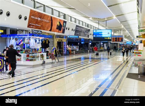 Departure Lounge Inside Or Tambo International Airport Johannesburg
