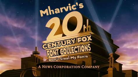 My 20th Century Fox Font Collections By Mharvicthedevanter On Deviantart