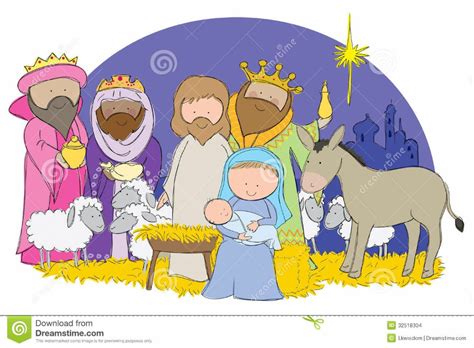 Download High Quality Merry Christmas Clipart Nativity Scene
