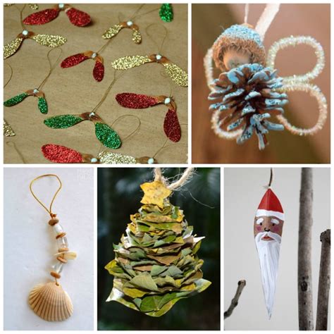Christmas Nature Crafts For Kids What Can We Do With Paper And Glue