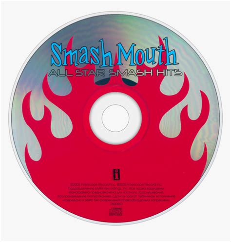 Smash Mouth All Star Smash Hits Cd Disc Image Hd Png Download
