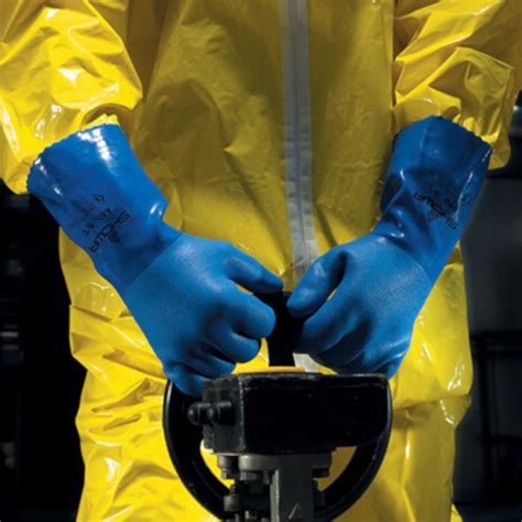 Showa 660 Oil Resistant Blue Pvc Glove