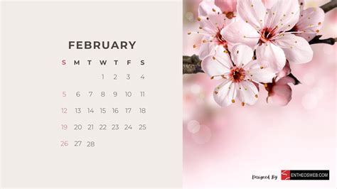 Beautiful Flowers 2023 Monthly Calendar For Desktop Wallpaper And Print