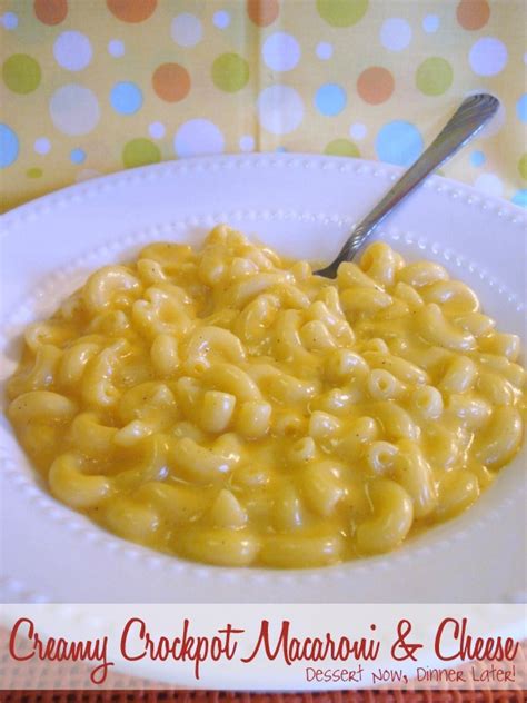 Full ingredient & nutrition information of the low fat mac n cheese calories. Creamy Crockpot Macaroni & Cheese | Dessert Now, Dinner Later!