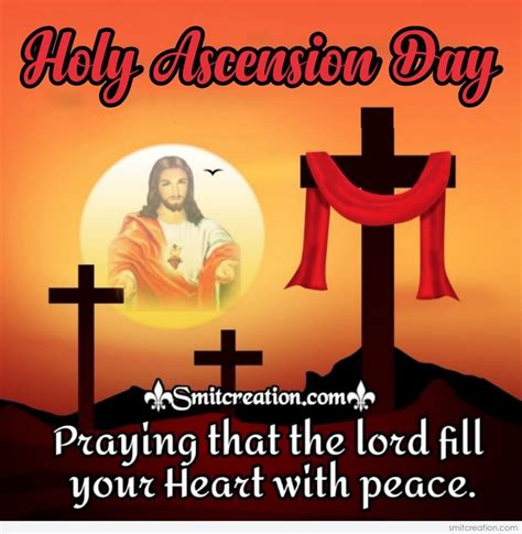 Holy Ascension Day Prayer Card