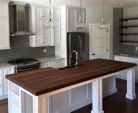 Butcher Block Countertop Walnut Wood Works