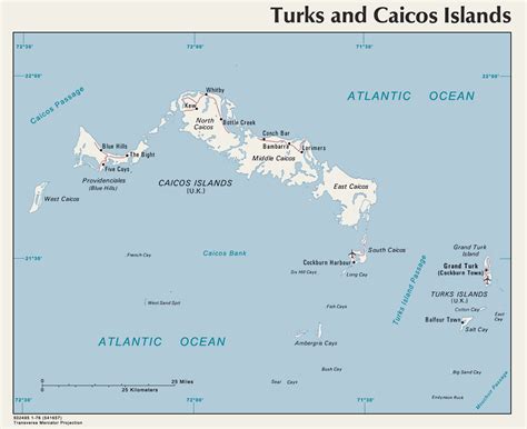 Where Is Turks And Caicos Map World Map