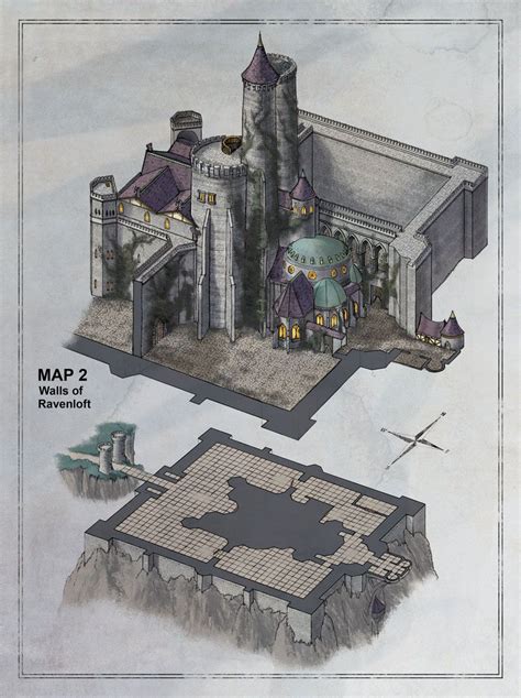 Curse Of Strahd Etools Castle Ravenloft Map Fantasy Castle Dungeons And Dragons Castle Art