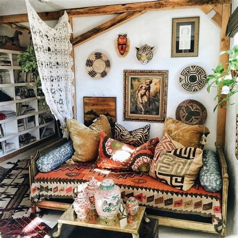 Rustic And Cozy Boho Cabin Makeover On A Budget 6 In 2020 Apartment