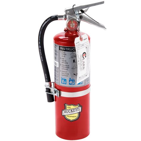 Buckeye 5 Lb Vehicle Fire Extinguisher Class Abc Rechargeable Tagged