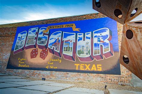 Decatur Texas Mural Visit Decatur Texas