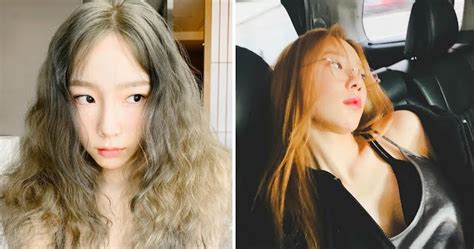 Taeyeon Shocks Everyone With Selfie Of Herself Wearing Only A Bra Koreaboo