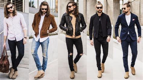 Outfits From Pair Of Chelsea Boots Men S Style Lookbook