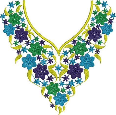 Arabian Neck High Quality Embroidery Free Design 315